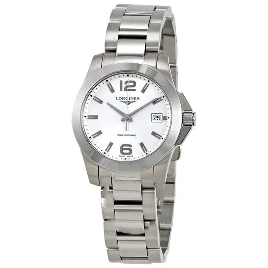 Original Longines Conquest Silver Dial Ladies 34 mm Watch L33774766 JMS always Watches Original Longines Conquest Silver Dial Ladies 34 mm Watch L33774766 JMS always Watches
