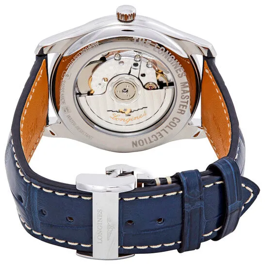 Original Longines Master Automatic Blue Dial Blue Leather Mens Watch L27934920 JMS always Watches Original Longines Master Automatic Blue Dial Blue Leather Mens Watch L27934920 JMS always Watches
