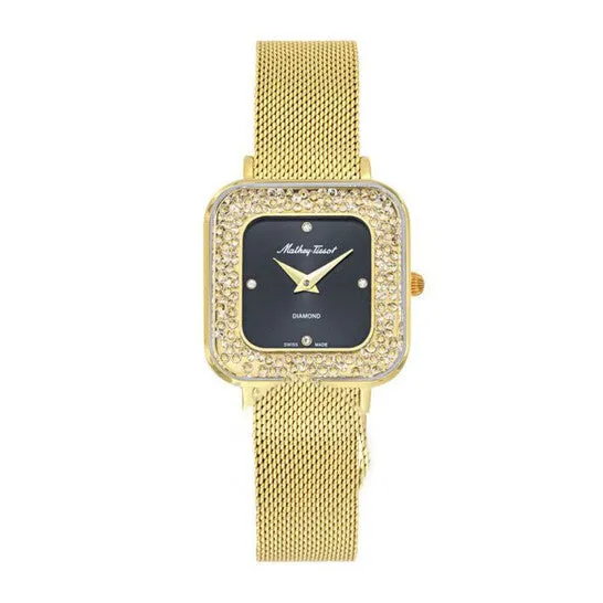 Original MatheyTissot Gemina Quartz Diamond Black Dial Ladies Watch D984SPYN JMS always Watches Original MatheyTissot Gemina Quartz Diamond Black Dial Ladies Watch D984SPYN JMS always Watches