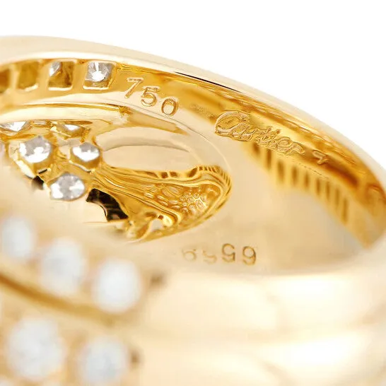 Original PreOwned Cartier Nigeria 18K Yellow Gold 50ct Diamond Bomb xE9 Ring JMS always Rings Original PreOwned Cartier Nigeria 18K Yellow Gold 50ct Diamond Bomb xE9 Ring JMS always Rings