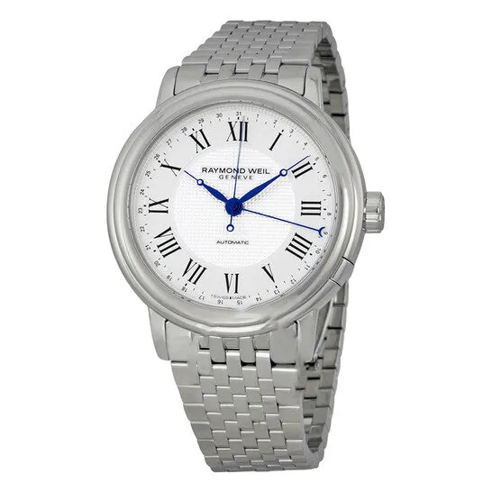 Original Raymond Weil Maestro Automatic 38 Hour Power Reserve Silver Dial Stainless Steel Mens Watch 2851ST00659 JMS always Bracelets Original Raymond Weil Maestro Automatic 38 Hour Power Reserve Silver Dial Stainless Steel Mens Watch 2851ST00659 JMS always Bracelets