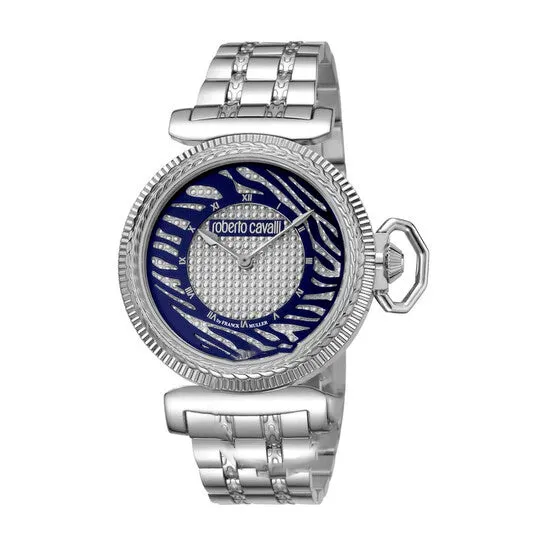 Original Roberto Cavalli Silver Dial Stainless Steel Ladies Watch RV1L056M0046 JMS always Bracelets Original Roberto Cavalli Silver Dial Stainless Steel Ladies Watch RV1L056M0046 JMS always Bracelets