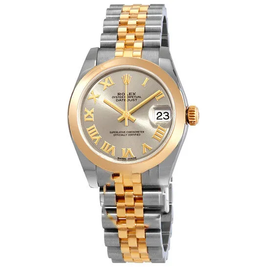 Original Rolex Datejust Lady 31 Grey Dial Stainless Steel and 18K Yellow Gold Jubilee Bracelet Automatic Watch 178243GRJ JMS always Bracelets Original Rolex Datejust Lady 31 Grey Dial Stainless Steel and 18K Yellow Gold Jubilee Bracelet Automatic Watch 178243GRJ JMS always Bracelets