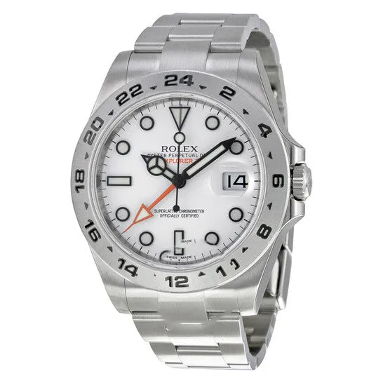 Original Rolex Explorer II White Dial Stainless Steel Oyster Bracelet Automatic Mens Watch 216570WSO JMS always Bracelets Original Rolex Explorer II White Dial Stainless Steel Oyster Bracelet Automatic Mens Watch 216570WSO JMS always Bracelets