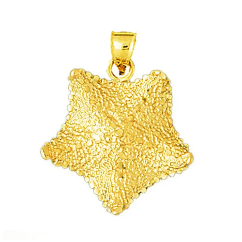 PreStyled Sets 14K Gold Exotic Starfish Pendant Goldia