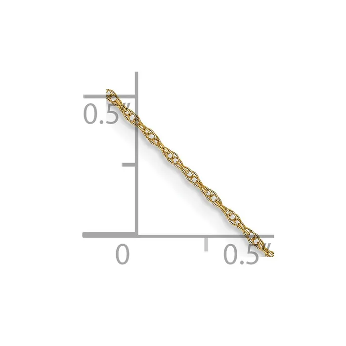 QGold 14K Yellow Gold 13 inch Carded 6mm Cable Rope with Spring Ring Clasp Children Necklace Chain Necklace Necklaces QGold 14K Yellow Gold 13 inch Carded 6mm Cable Rope with Spring Ring Clasp Children Necklace Chain Necklace Necklaces