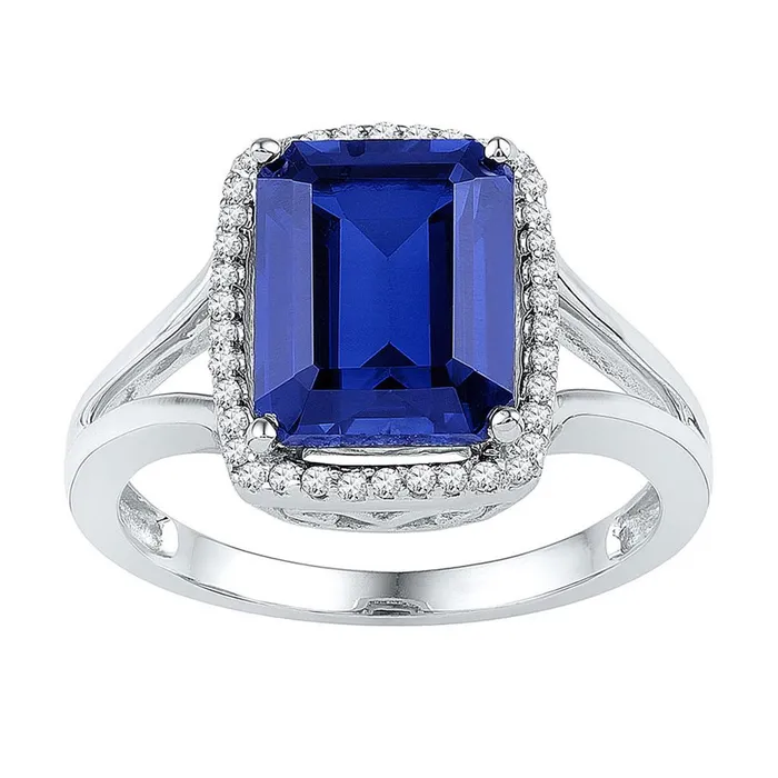 Rings gndatlanta 16CTWDiamond 4 12CTLBS GEMSTONE LAB CREATED RING