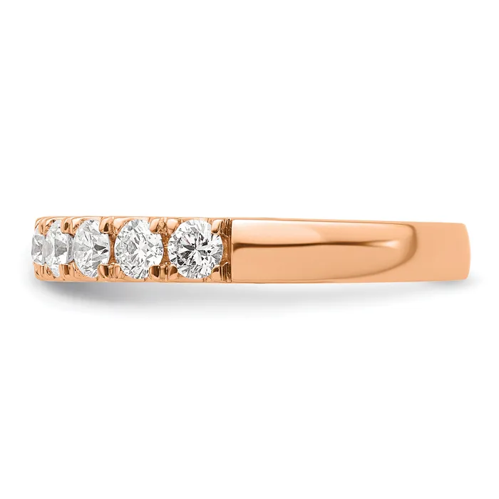 Rings Goldia 14k Rose Gold 1 Ct Lab Grown Diamond VSSI G Wedding Band Ring