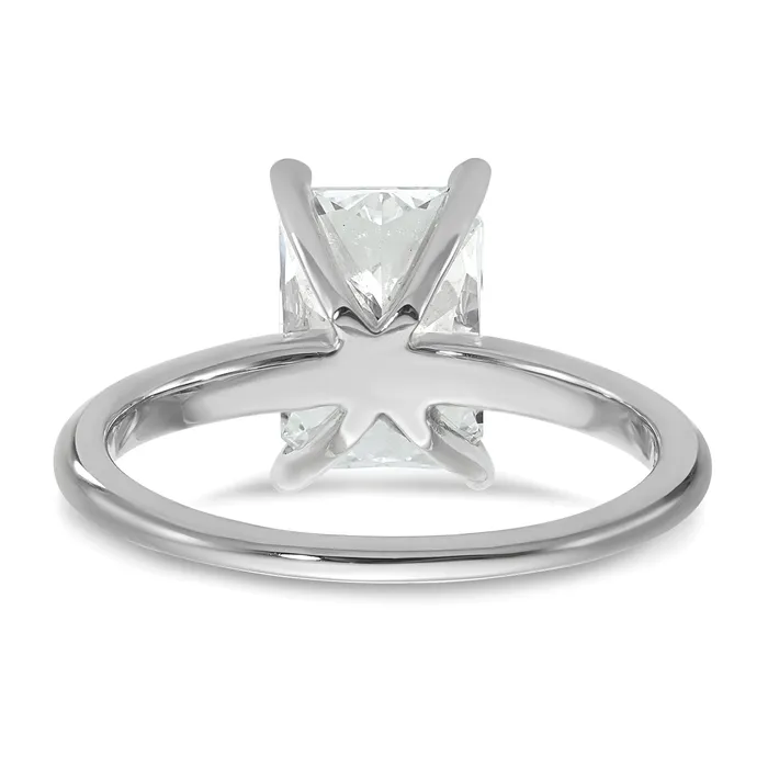 Rings Goldia 14k White Gold 2 12 Ct Lab Grown Diamond VSSI G Radiant Solitare Engagement Ring