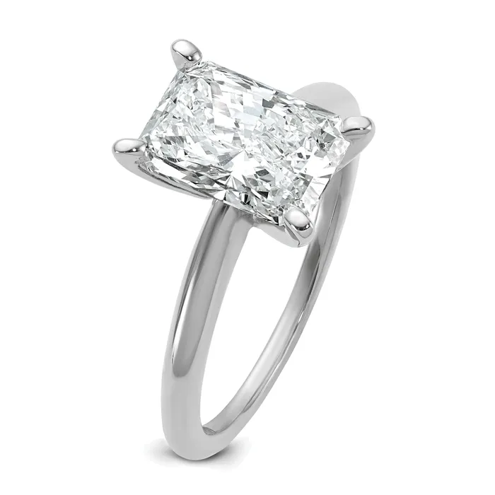Rings Goldia 14k White Gold 2 12 Ct Lab Grown Diamond VSSI G Radiant Solitare Engagement Ring