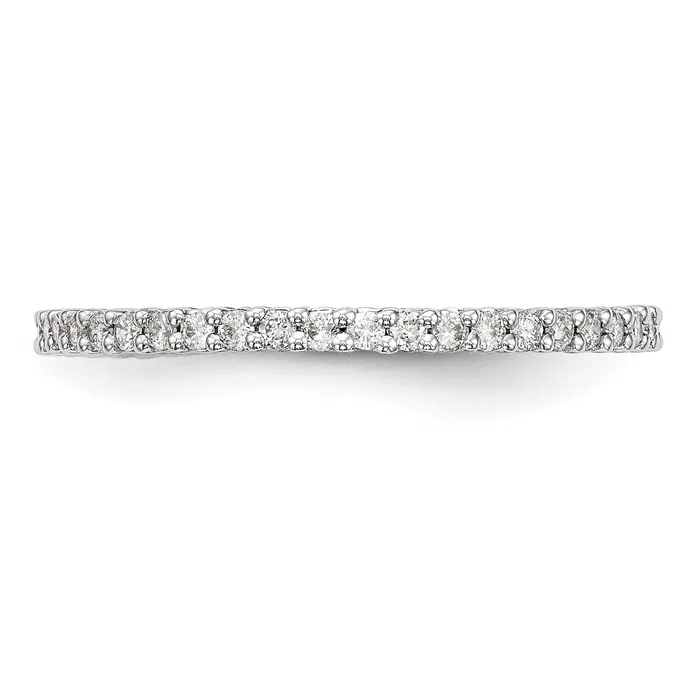 Rings Goldia 14K White Gold Lab Grown VSSI G Diamond Band Ring