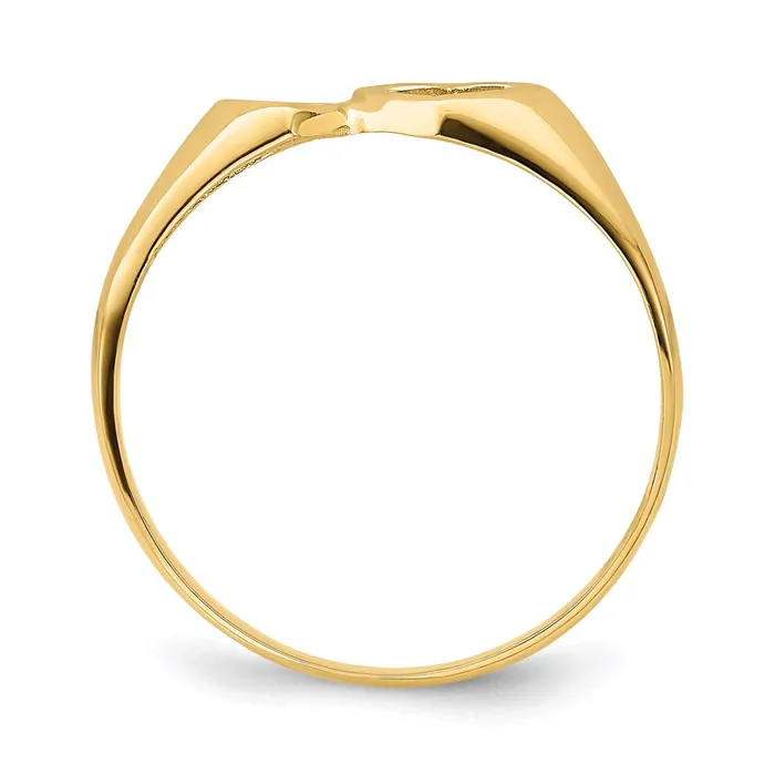 Rings Goldia 14K Yellow Gold Double Heart CutOut Ring