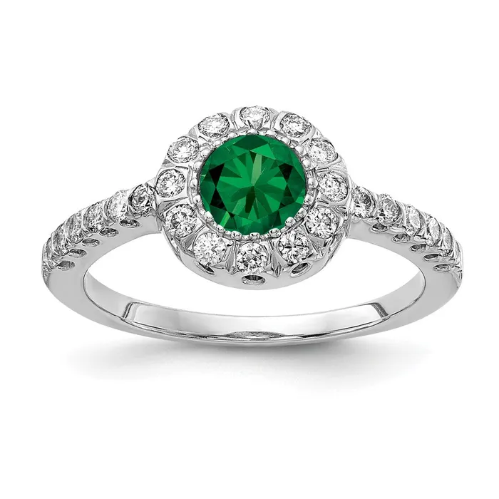 Rings Goldiacom 14k White Gold 5mm Mount St Helens AA Real Diamond ring Rings Goldiacom 14k White Gold 5mm Mount St Helens AA Real Diamond ring