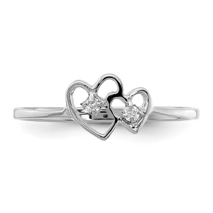 Rings Goldiacom 14k White Gold VS Real Diamond ring