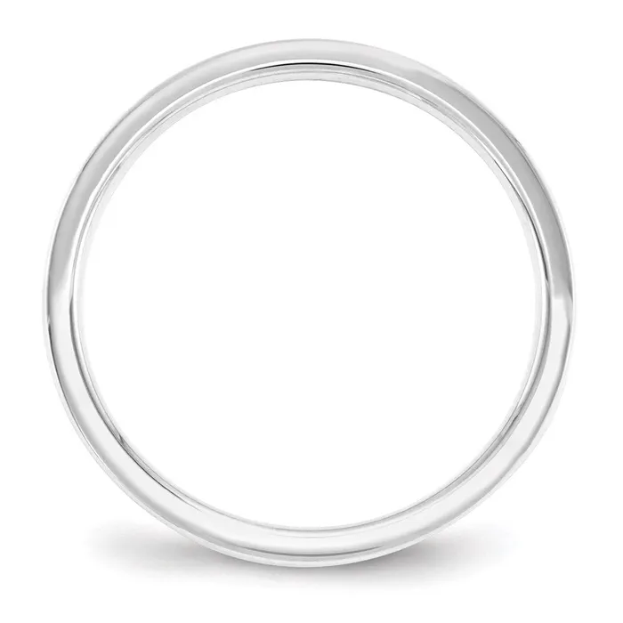 Rings Goldia Solid 10K White Gold 25mm Standard Flat Comfort Fit MensWomens Wedding Band Ring Size 5 Rings Goldia Solid 10K White Gold 25mm Standard Flat Comfort Fit MensWomens Wedding Band Ring Size 5