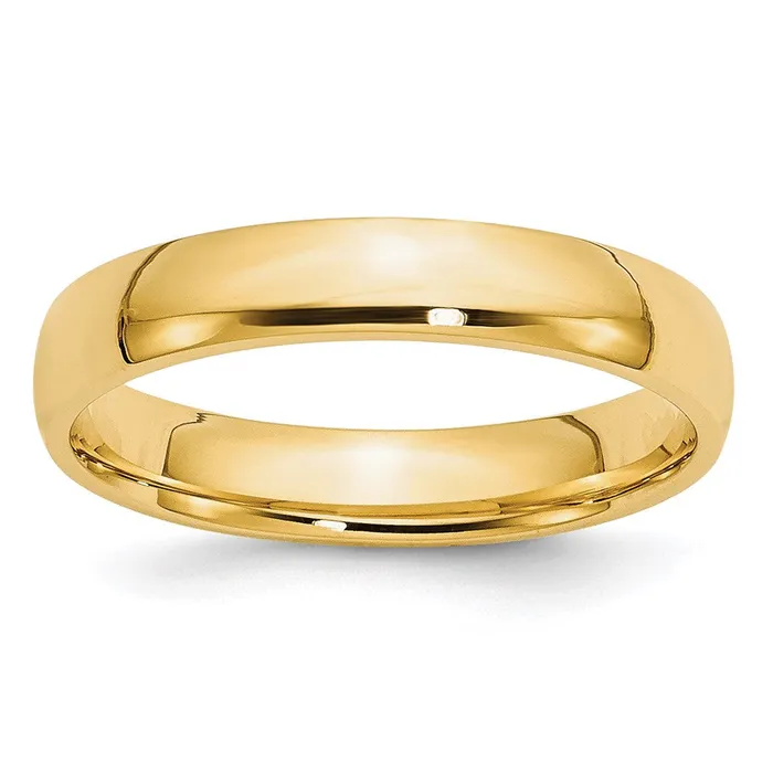 Rings Goldia Solid 14K Yellow Gold 4mm Light Weight Comfort Fit MensWomens Wedding Band Ring Size 135 Rings Goldia Solid 14K Yellow Gold 4mm Light Weight Comfort Fit MensWomens Wedding Band Ring Size 135