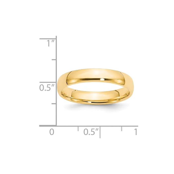 Rings Goldia Solid 14K Yellow Gold 4mm Light Weight Comfort Fit MensWomens Wedding Band Ring Size 135 Rings Goldia Solid 14K Yellow Gold 4mm Light Weight Comfort Fit MensWomens Wedding Band Ring Size 135