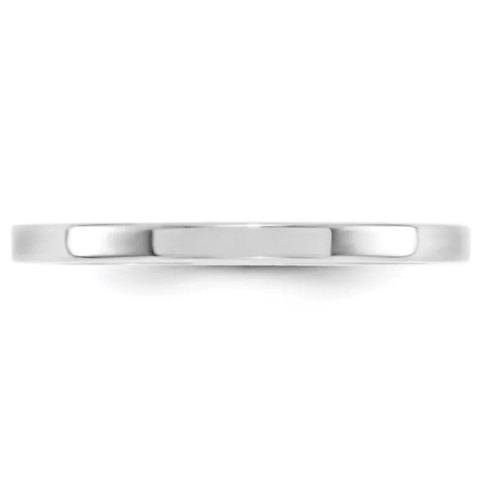 Rings Goldia Solid 18K White Gold 2mm Standard Flat Comfort Fit MensWomens Wedding Band Ring Size 55 Rings Goldia Solid 18K White Gold 2mm Standard Flat Comfort Fit MensWomens Wedding Band Ring Size 55