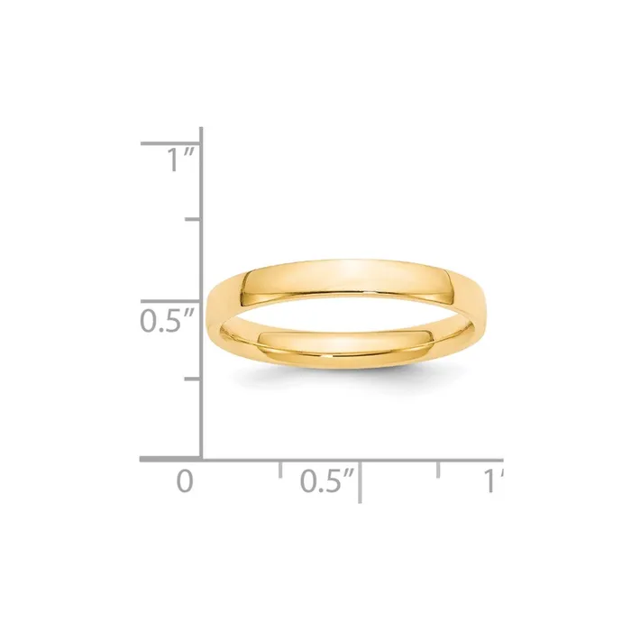 Rings Goldia Solid 18K Yellow Gold 3mm Light Weight Comfort Fit MensWomens Wedding Band Ring Size 13 Rings Goldia Solid 18K Yellow Gold 3mm Light Weight Comfort Fit MensWomens Wedding Band Ring Size 13