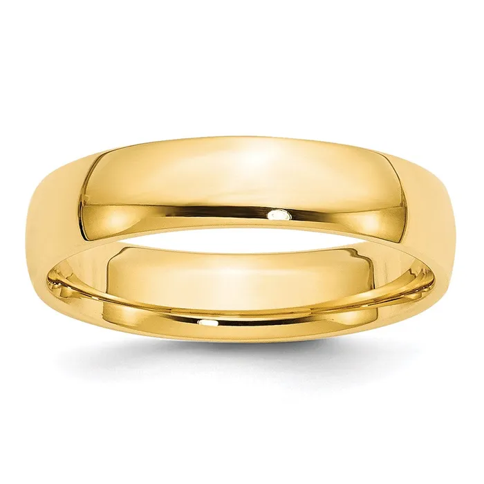 Rings Goldia Solid 18K Yellow Gold 5mm Light Weight Comfort Fit MensWomens Wedding Band Ring Size 125 Rings Goldia Solid 18K Yellow Gold 5mm Light Weight Comfort Fit MensWomens Wedding Band Ring Size 125