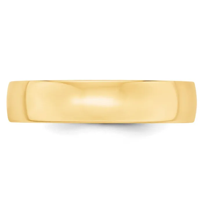 Rings Goldia Solid 18K Yellow Gold 5mm Light Weight Comfort Fit MensWomens Wedding Band Ring Size 125 Rings Goldia Solid 18K Yellow Gold 5mm Light Weight Comfort Fit MensWomens Wedding Band Ring Size 125