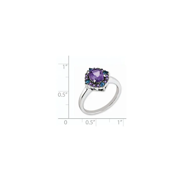 Rings Goldia Sterling Silver Amethyst u0026 Tanzanite Ring
