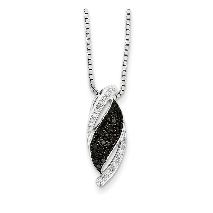 Rings Goldia Sterling Silver Rhodium Plated Black u0026 White Diamond Slide Rings Goldia Sterling Silver Rhodium Plated Black u0026 White Diamond Slide