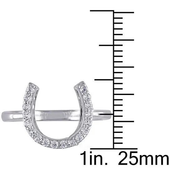 Rings JMS always Original Amour 054 CT TGW White Topaz Ring Silver Rings JMS always Original Amour 054 CT TGW White Topaz Ring Silver