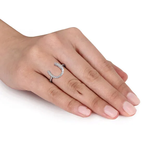 Rings JMS always Original Amour 054 CT TGW White Topaz Ring Silver Rings JMS always Original Amour 054 CT TGW White Topaz Ring Silver