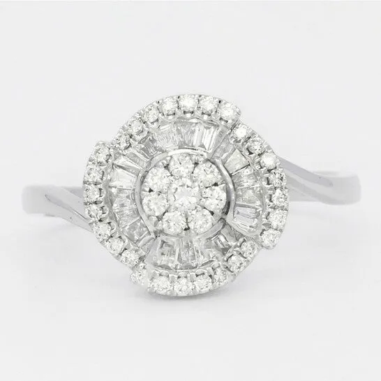 Rings JMS always Original New J Collection Fine Jewellery Ring W Diamond36 Rddi 025 Ct24 Tpditapc 018 Ct18kw 287 Gm 18kt White Gold Silver Rings JMS always Original New J Collection Fine Jewellery Ring W Diamond36 Rddi 025 Ct24 Tpditapc 018 Ct18kw 287 Gm 18kt White Gold Silver