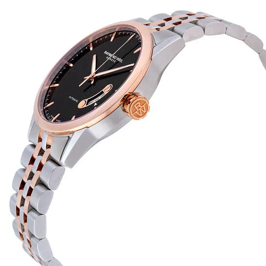 Rings JMS always Original Raymond Weil Freelancer Black Dial Twotone Mens Watch 2730SP520011 Rings JMS always Original Raymond Weil Freelancer Black Dial Twotone Mens Watch 2730SP520011