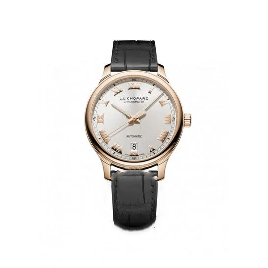 Rings Original Chopard LUC 1937 Classic Silver Sunburst Dial 18kt Rose Gold Mens Watch 1619375001 JMS always Rings Original Chopard LUC 1937 Classic Silver Sunburst Dial 18kt Rose Gold Mens Watch 1619375001 JMS always