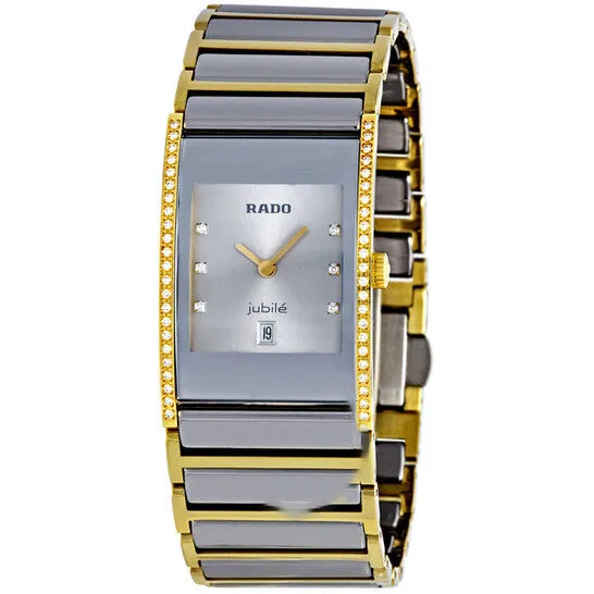 Rings Original Rado Integral Quartz PlatinumToneGoldtone DiamondWatch R20794702 JMS always Rings Original Rado Integral Quartz PlatinumToneGoldtone DiamondWatch R20794702 JMS always