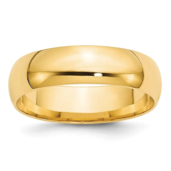 Rings Solid 14K Yellow Gold 6mm Light Weight Comfort Fit MensWomens Wedding Band Ring Size 14 Goldia Rings Solid 14K Yellow Gold 6mm Light Weight Comfort Fit MensWomens Wedding Band Ring Size 14 Goldia