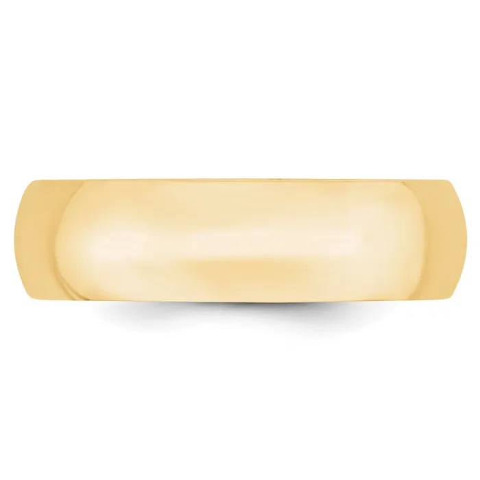 Rings Solid 14K Yellow Gold 6mm Light Weight Comfort Fit MensWomens Wedding Band Ring Size 14 Goldia Rings Solid 14K Yellow Gold 6mm Light Weight Comfort Fit MensWomens Wedding Band Ring Size 14 Goldia