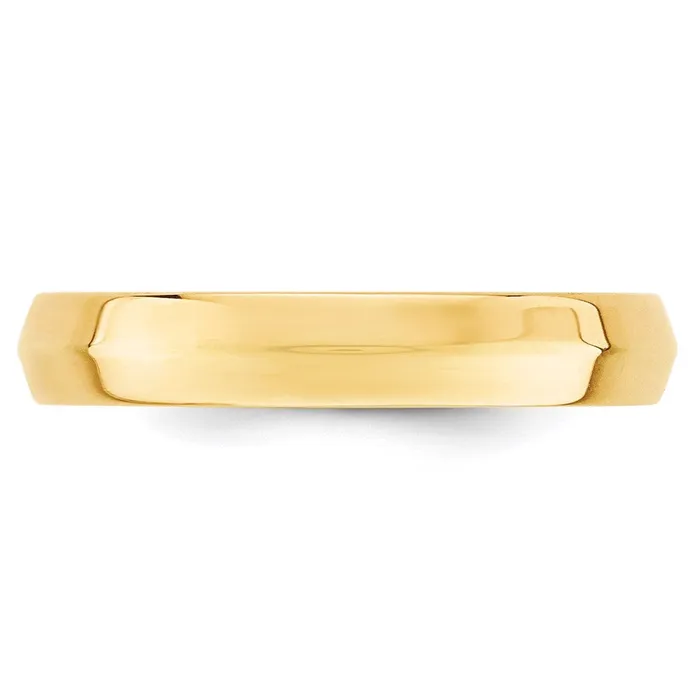 Rings Solid 18K Yellow Gold 4mm Knife Edge Comfort Fit MensWomens Wedding Band Ring Size 85 Goldia Rings Solid 18K Yellow Gold 4mm Knife Edge Comfort Fit MensWomens Wedding Band Ring Size 85 Goldia