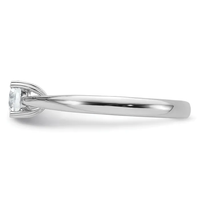 Rings True Origin 14k White Gold 12 Ct Lab Grown Diamond VSSI G Round Solitaire Engagement Ring Goldia