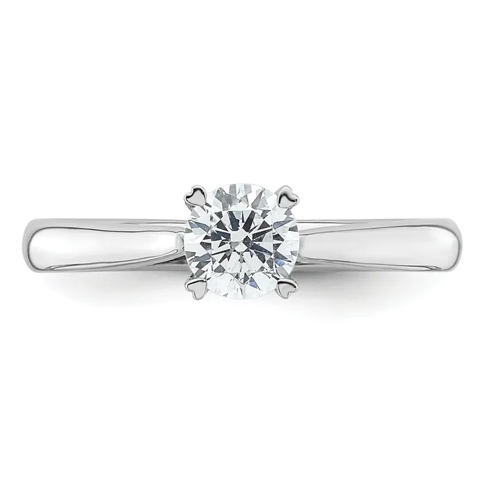Rings True Origin 14k White Gold 12 Ct Lab Grown Diamond VSSI G Round Solitaire Engagement Ring Goldia