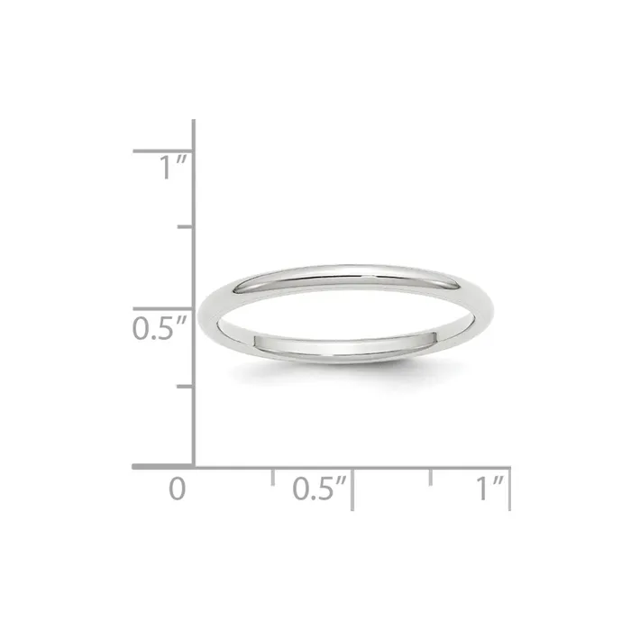 Solid 10K White Gold 2mm Standard Comfort Fit MensWomens Wedding Band Ring Size 105 Goldia Rings Solid 10K White Gold 2mm Standard Comfort Fit MensWomens Wedding Band Ring Size 105 Goldia Rings