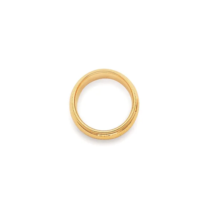 Solid 10K Yellow Gold 4mm Milgrain Comfort Wedding MensWomens Wedding Band Ring Size 11 Goldia Rings Solid 10K Yellow Gold 4mm Milgrain Comfort Wedding MensWomens Wedding Band Ring Size 11 Goldia Rings