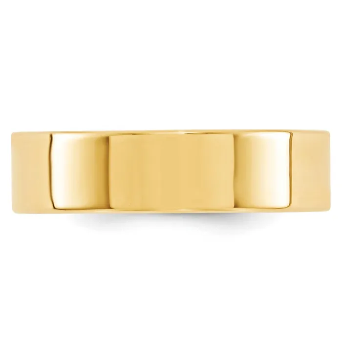 Solid 10K Yellow Gold 6mm Standard Flat Comfort Fit MensWomens Wedding Band Ring Size 4 Goldia Rings Solid 10K Yellow Gold 6mm Standard Flat Comfort Fit MensWomens Wedding Band Ring Size 4 Goldia Rings