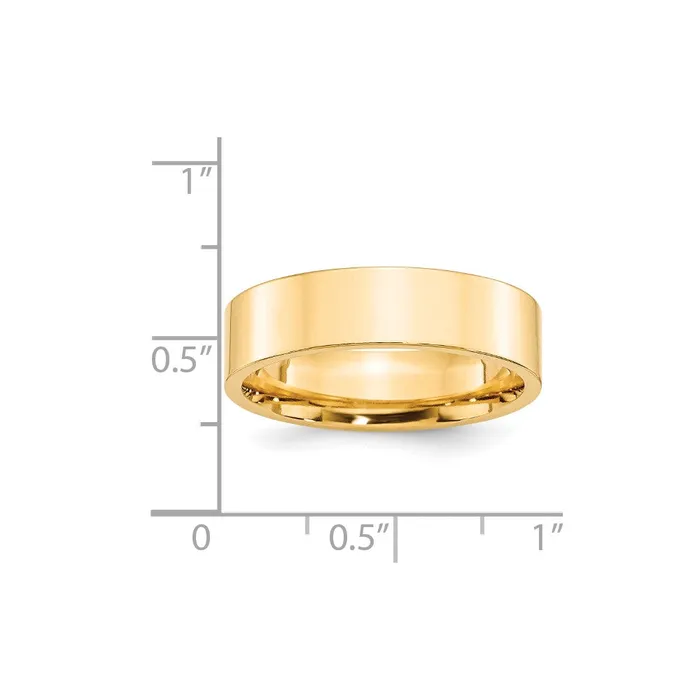 Solid 10K Yellow Gold 6mm Standard Flat Comfort Fit MensWomens Wedding Band Ring Size 4 Goldia Rings Solid 10K Yellow Gold 6mm Standard Flat Comfort Fit MensWomens Wedding Band Ring Size 4 Goldia Rings