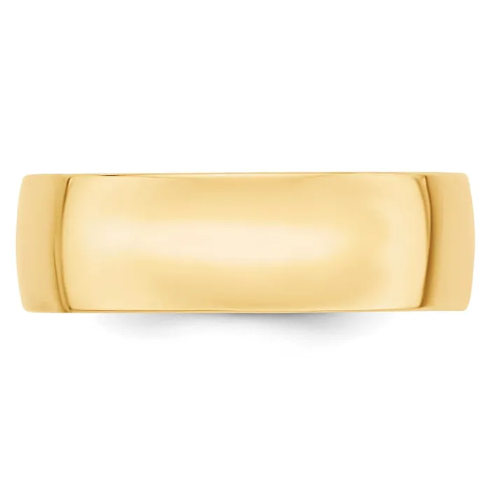 Solid 10K Yellow Gold 7mm Light Weight Comfort Fit MensWomens Wedding Band Ring Size 125 Goldia Rings Solid 10K Yellow Gold 7mm Light Weight Comfort Fit MensWomens Wedding Band Ring Size 125 Goldia Rings