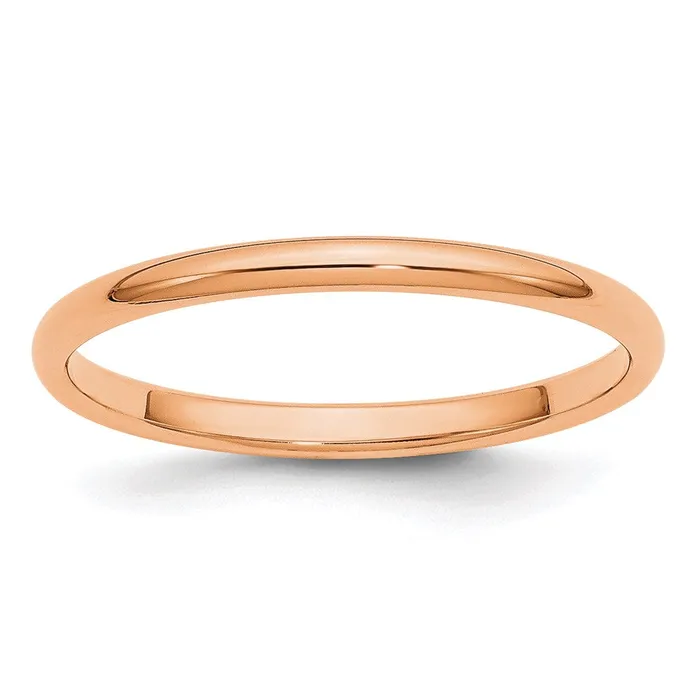 Solid 10K Yellow Gold Rose Gold 2mm HalfRound Wedding MensWomens Wedding Band Ring Size 8 Goldia Rings Solid 10K Yellow Gold Rose Gold 2mm HalfRound Wedding MensWomens Wedding Band Ring Size 8 Goldia Rings
