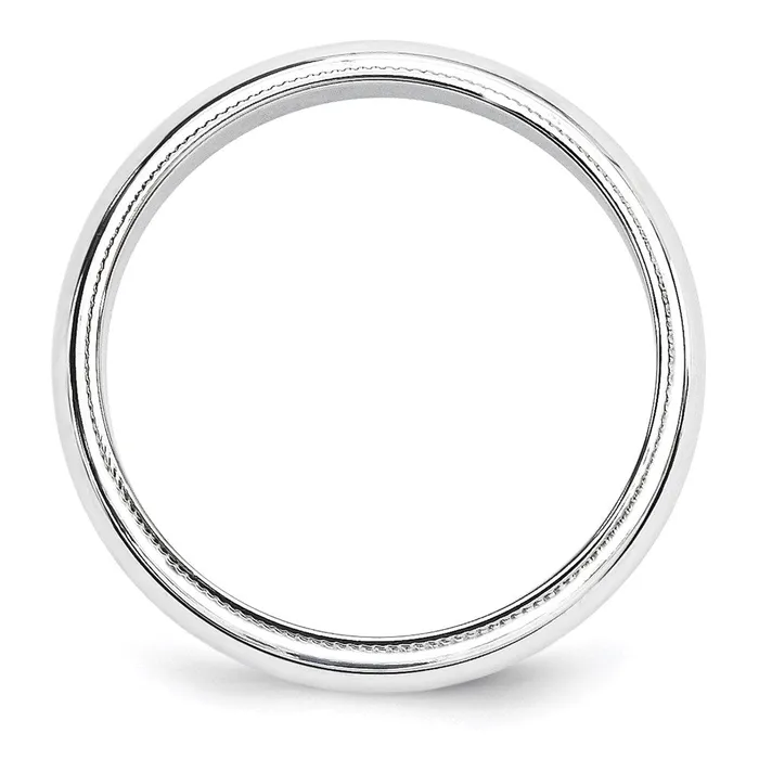 Solid 10K Yellow Gold White Gold 5mm Milgrain MensWomens Wedding Band Ring Size 105 Goldia Rings Solid 10K Yellow Gold White Gold 5mm Milgrain MensWomens Wedding Band Ring Size 105 Goldia Rings