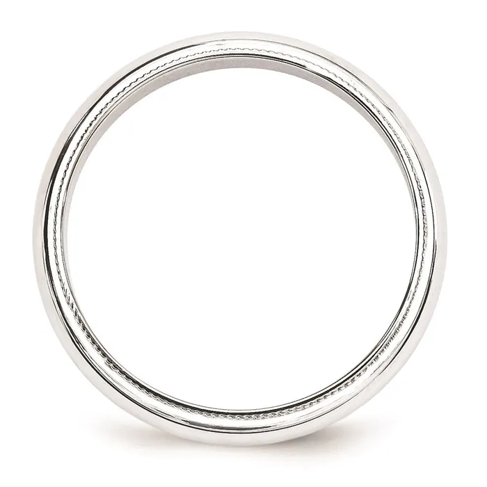 Solid 10K Yellow Gold White Gold 5mm Milgrain MensWomens Wedding Band Ring Size 105 Goldia Rings Solid 10K Yellow Gold White Gold 5mm Milgrain MensWomens Wedding Band Ring Size 105 Goldia Rings