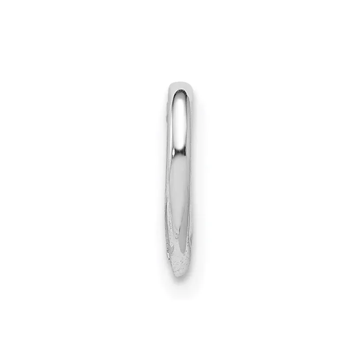 Sterling Silver Rhodium Diamond Floating Heart Pendant Goldia Necklaces