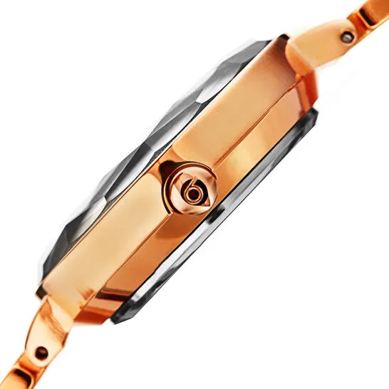 Watches JMS always Original Burgi Faceted Crystal Bezel Diamond Rose Dial Ladies Watch BUR253RG Watches JMS always Original Burgi Faceted Crystal Bezel Diamond Rose Dial Ladies Watch BUR253RG