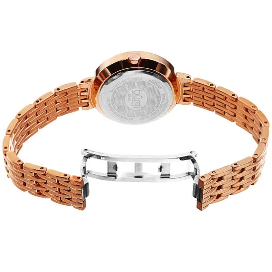 Watches JMS always Original Burgi Faceted Crystal Bezel Diamond Rose Dial Ladies Watch BUR253RG Watches JMS always Original Burgi Faceted Crystal Bezel Diamond Rose Dial Ladies Watch BUR253RG