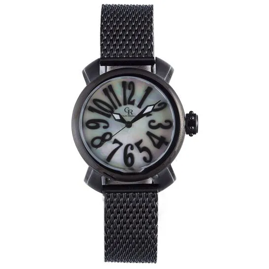Watches JMS always Original Giulio Romano Rimini White Pearl Dial Black IP Steel Ladies Watch GR700013001 Watches JMS always Original Giulio Romano Rimini White Pearl Dial Black IP Steel Ladies Watch GR700013001